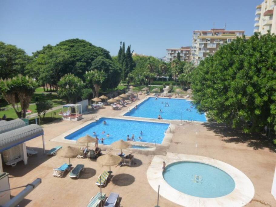 Apt Con Espectacular Vista, Piscinas, Recep 24 Hs Benalmadena Exterior photo
